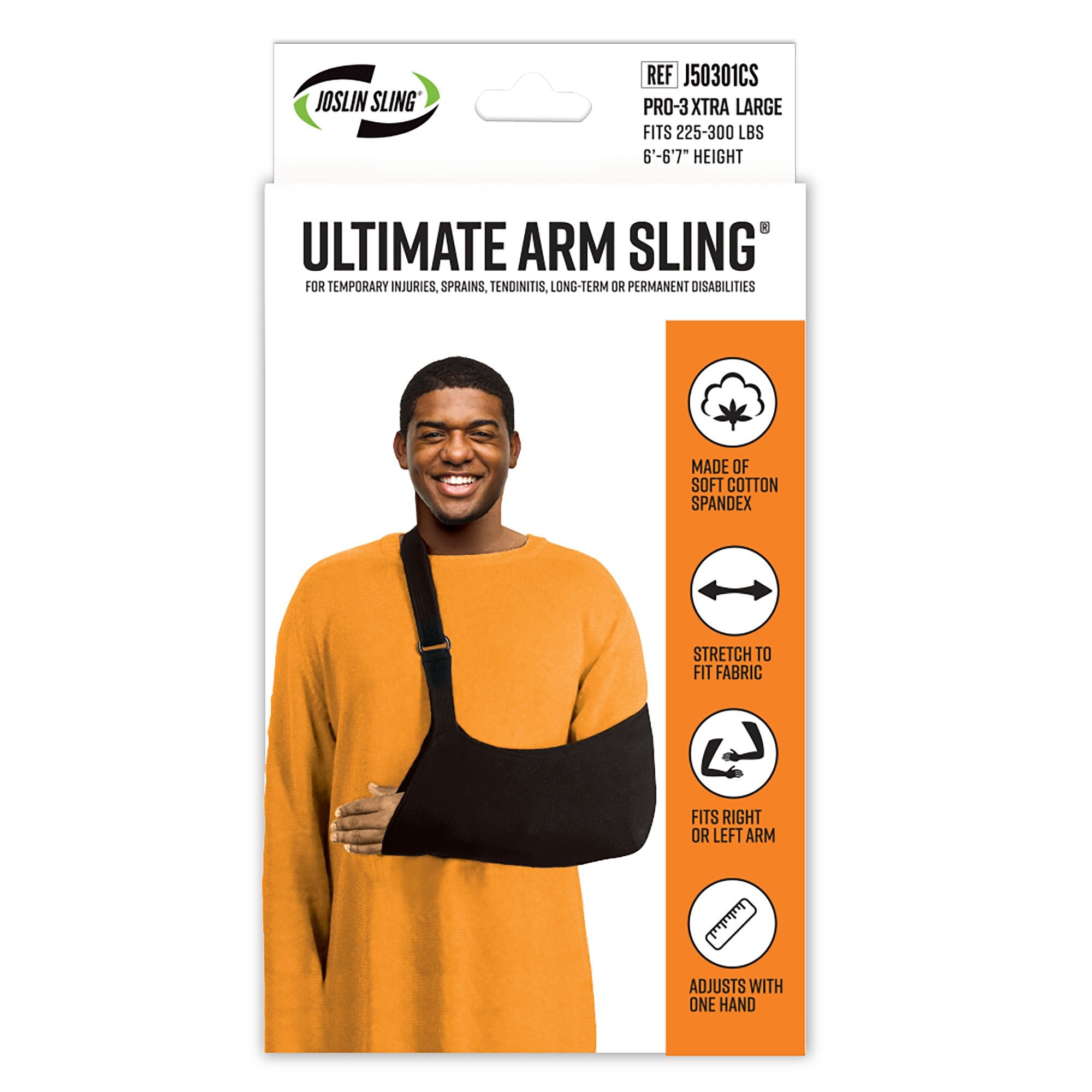 Arm Sling Ultimate Arm Sling® D-Ring / Hook and Loop Strap Closure Pro-3X-Large