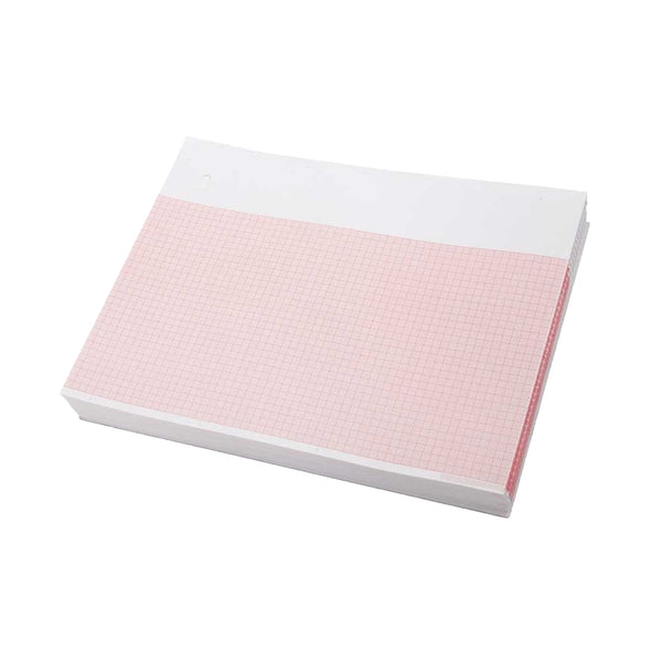 Recording Chart Paper Hewlett Packard Z Fold Red Grid