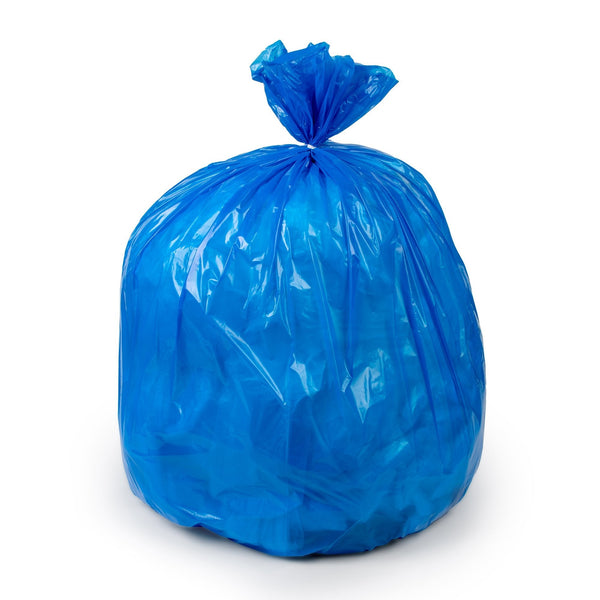 Recyclying Bag Colonial Bag 44 gal. Blue LLDPE 1.3 mil 38 X 48 Inch X Seal Bottom Coreless Roll