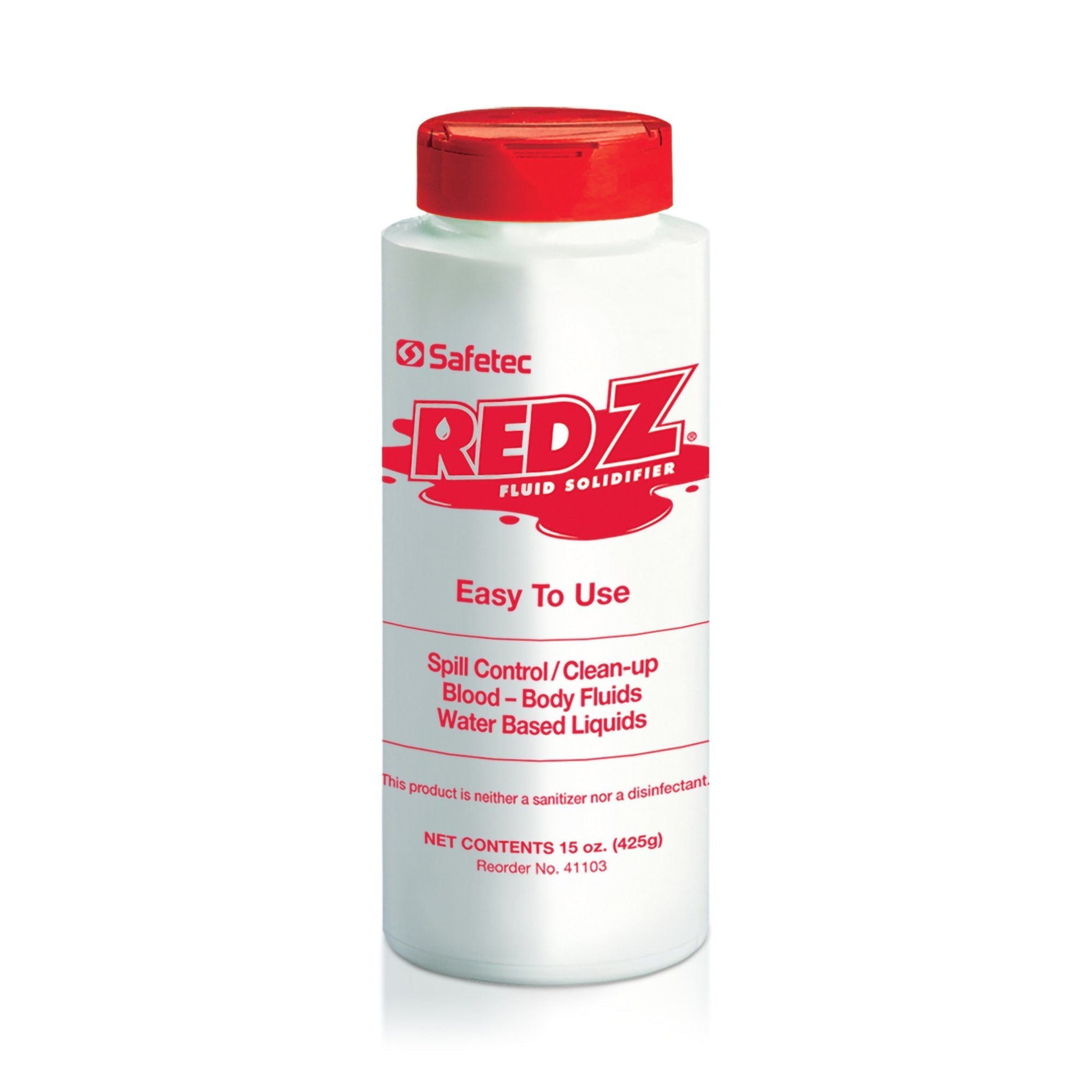 Fluid Solidifier Red Z 18,000 cc Shaker Bottle 15 oz.