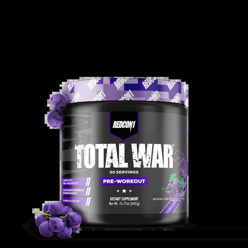 REDCON1, TOTAL WAR Preworkout, 320Mg Caffeine, 30 Servings