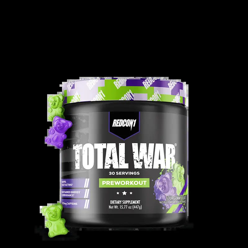 REDCON1, TOTAL WAR Preworkout, 320Mg Caffeine, 30 Servings