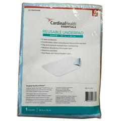 reliamed underpad reusable polyester 34 x 36 inch cardinal health essentials reusable underpad mk1121144ea
