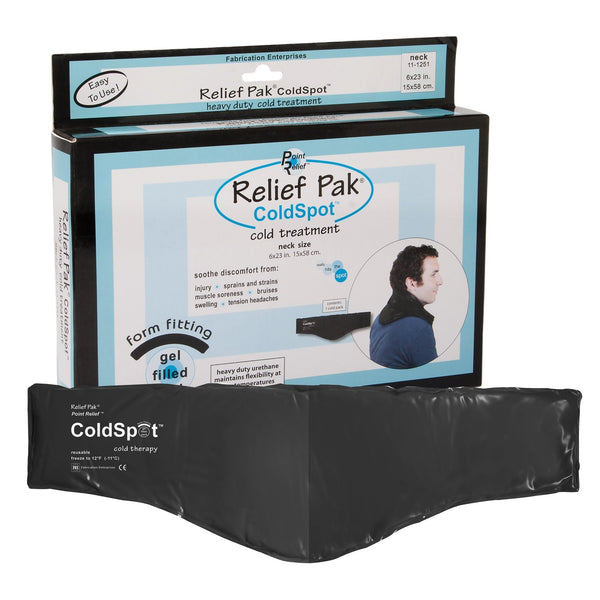 Cold Pack Relief Pak ColdSpot Contoured Neck 6 X 23 Inch Urethane / Clay Reusable