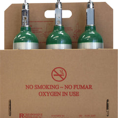 Disposable M6 Cylinder Tote, Holds 6, 10/Pack