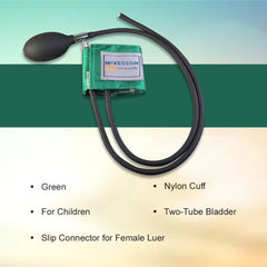 reusable blood pressure cuff and bulb mckesson lumeon 13 9 to 19 5 cm arm nylon cuff child cuff packaging type box
