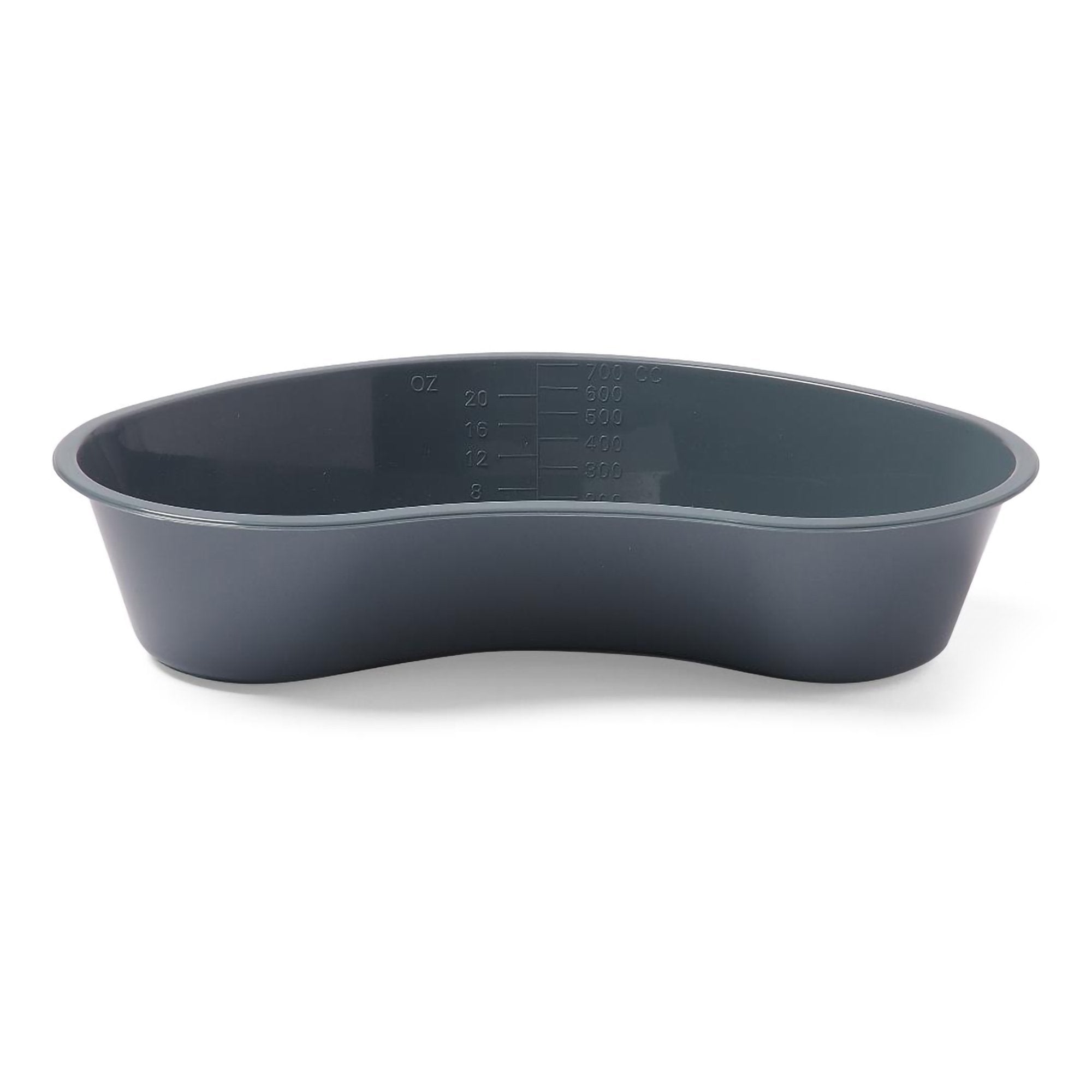 Emesis Basin Graphite 20 oz. Plastic Single Patient Use, Packaging Type- Case