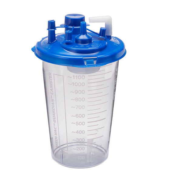 Rigid Suction Canister Medi Vac Guardian 1200 mL Sealing Lid