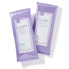 rinse free bath wipe readybath soft pack unscented 8 count packaging type case