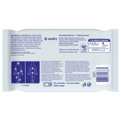 rinse free bathing glove wipe tena proskin soft pack scented 5 count packaging type case