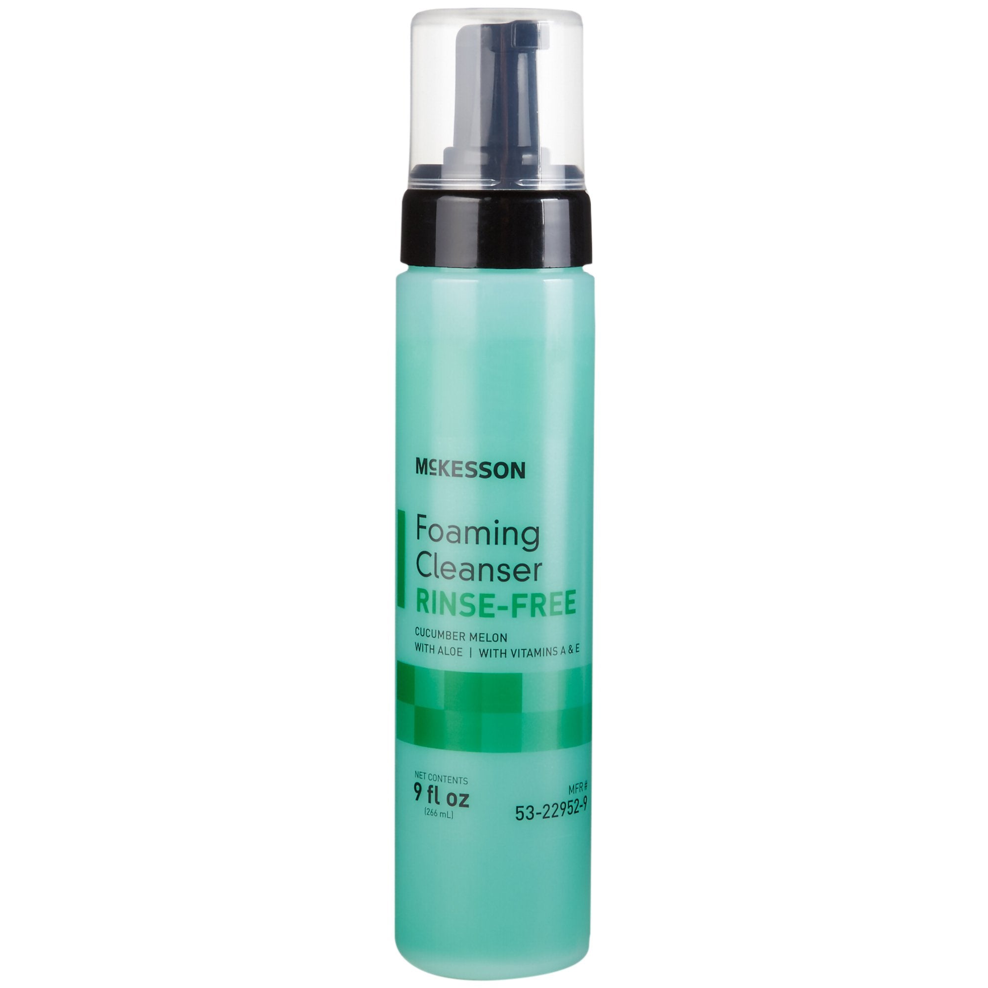 Rinse Free Body Wash McKesson Foaming 9 oz. Pump Bottle Cucumber Melon Scent