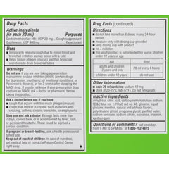 robitussin adult cough chest congestion dm liquid maximum strength 8 ounces 0 cold and cough relief mk1230523ea