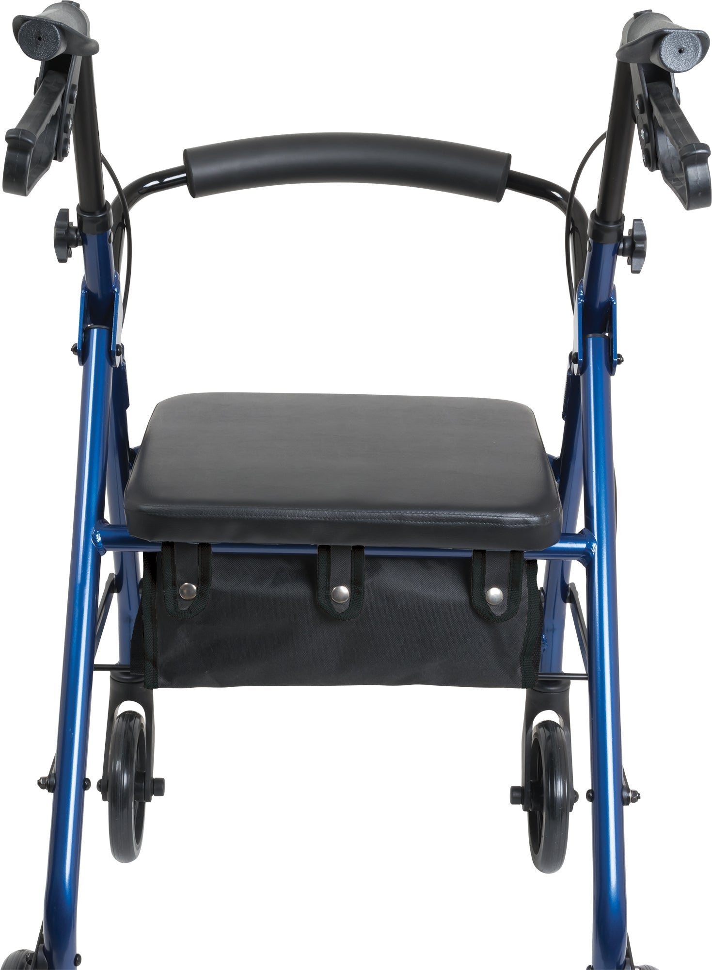 rollator junior aluminum 6 wheels blue
