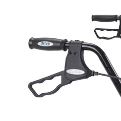 rollator oversize with loop bk blue bariatric steel