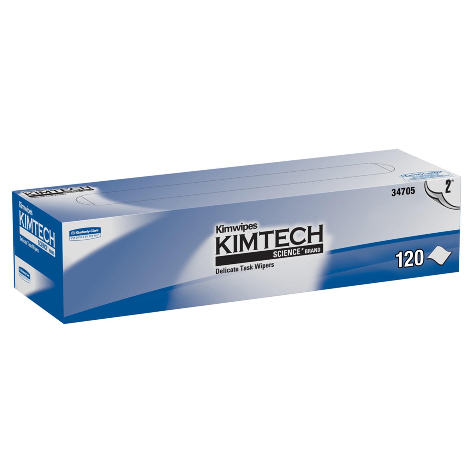 Delicate Task Wipe Kimtech Science Kimwipes Light Duty White NonSterile 2-Ply Tissue 11.22 X 12.3 Inch Disposable