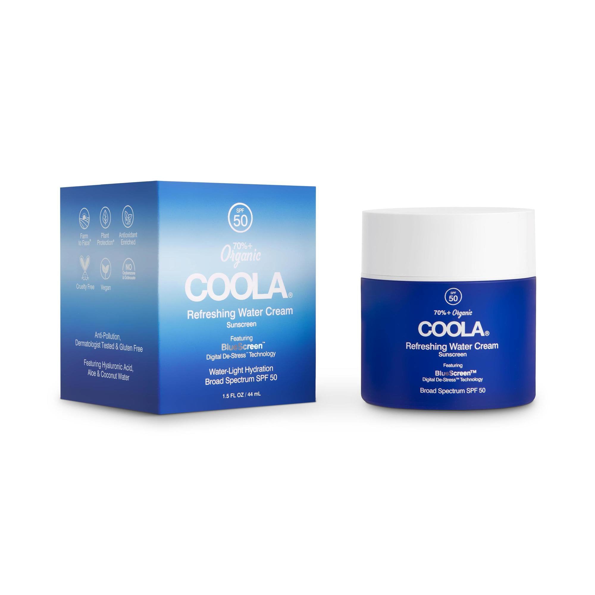 Sunscreen COOLA® Refreshing Water Cream SPF 50 Cream 1.5 oz. Jar