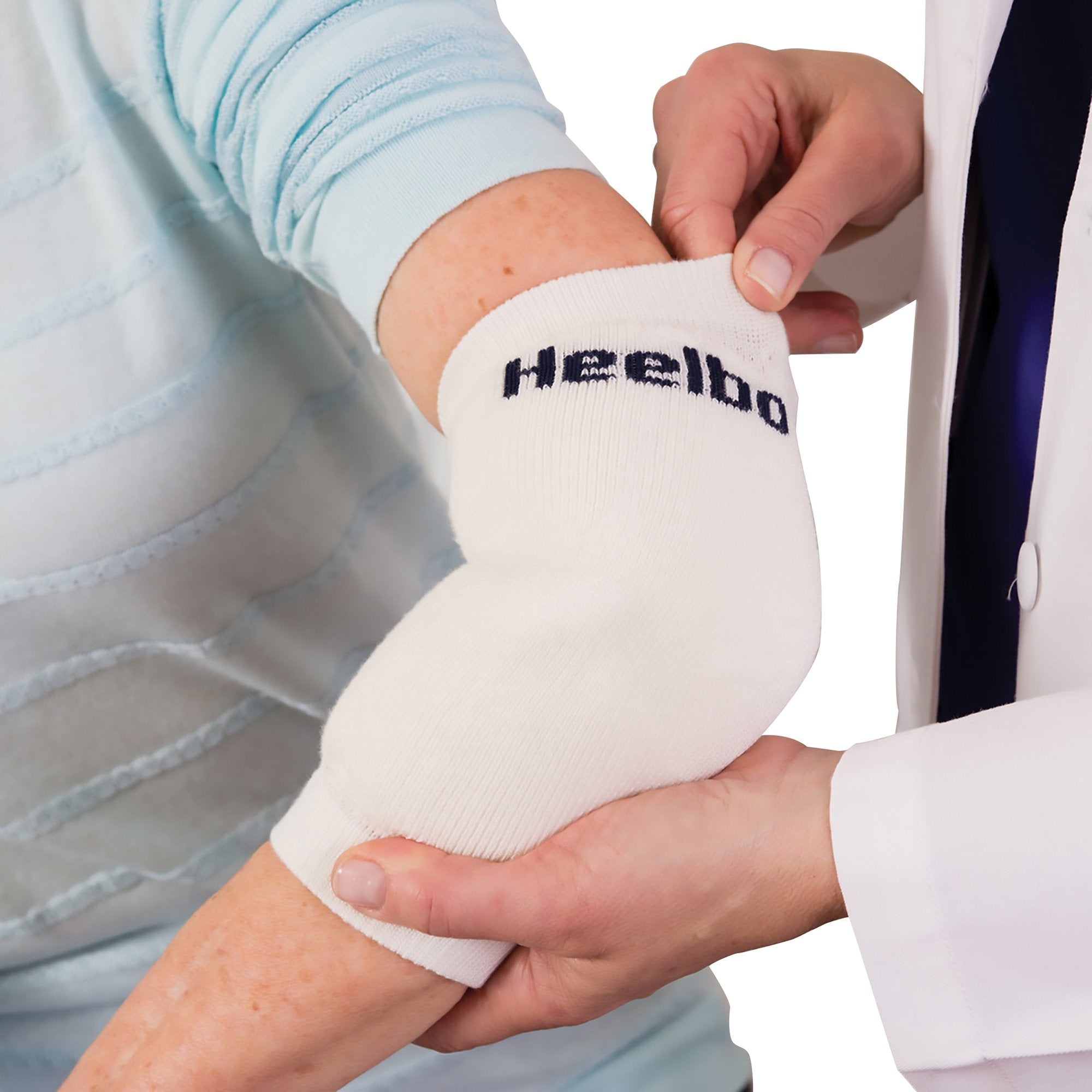 Heel / Elbow Protection Sleeve Heelbo Large White, Packaging Type- Case