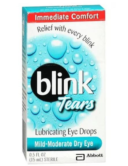 Eye Lubricant Blink Tears® 0.5 oz. Eye Drops