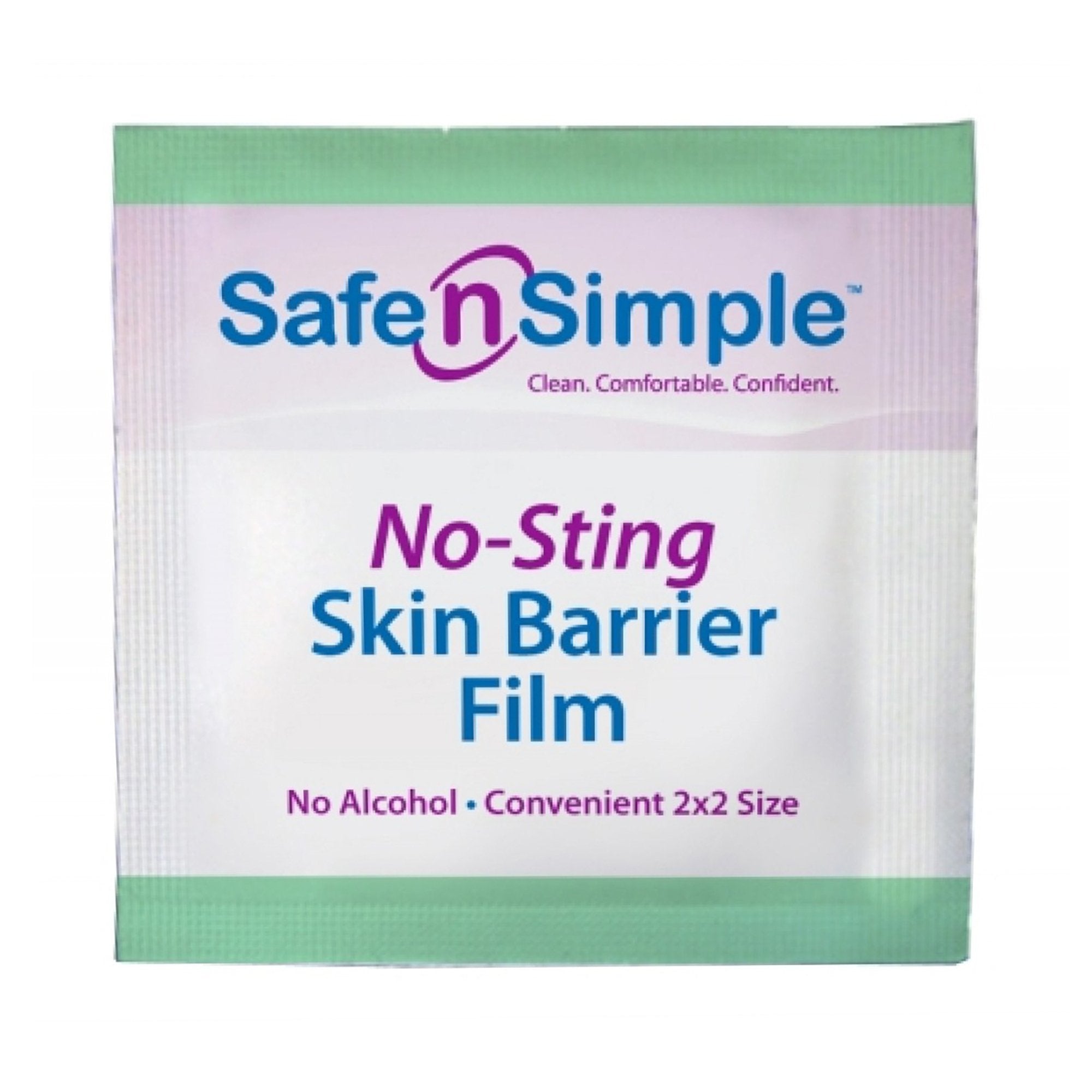 Skin Barrier Applicator Safe N Simple No-Sting 60% / 20% Strength Purified Water / Polyvinylpyrrolidone / Glycerin Individual Packet Sterile, Packaging Type- Box