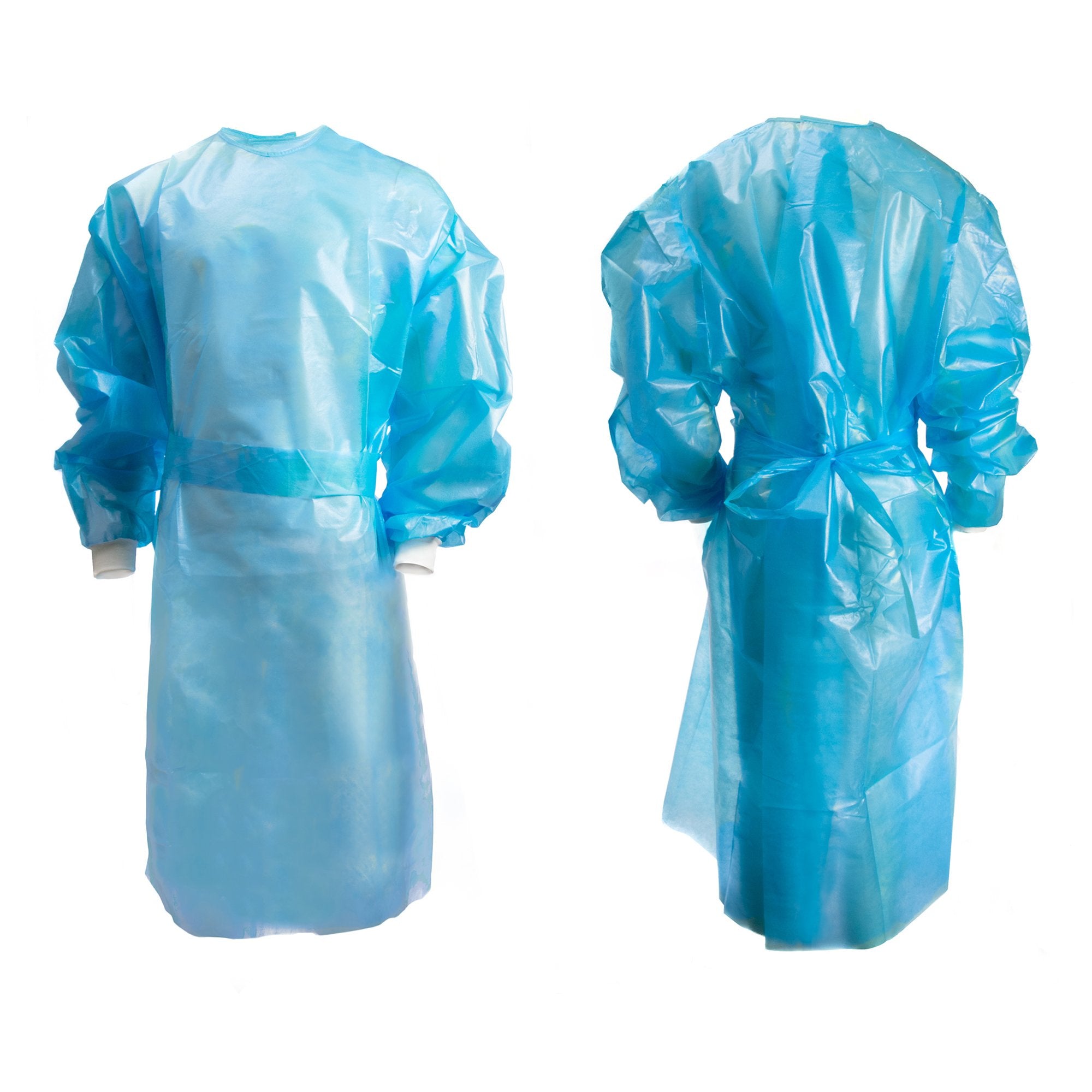 Chemotherapy Procedure Gown McKesson 2X-Large Blue NonSterile AAMI Level 2 / ASTM D6978 Disposable, Packaging Type- Case