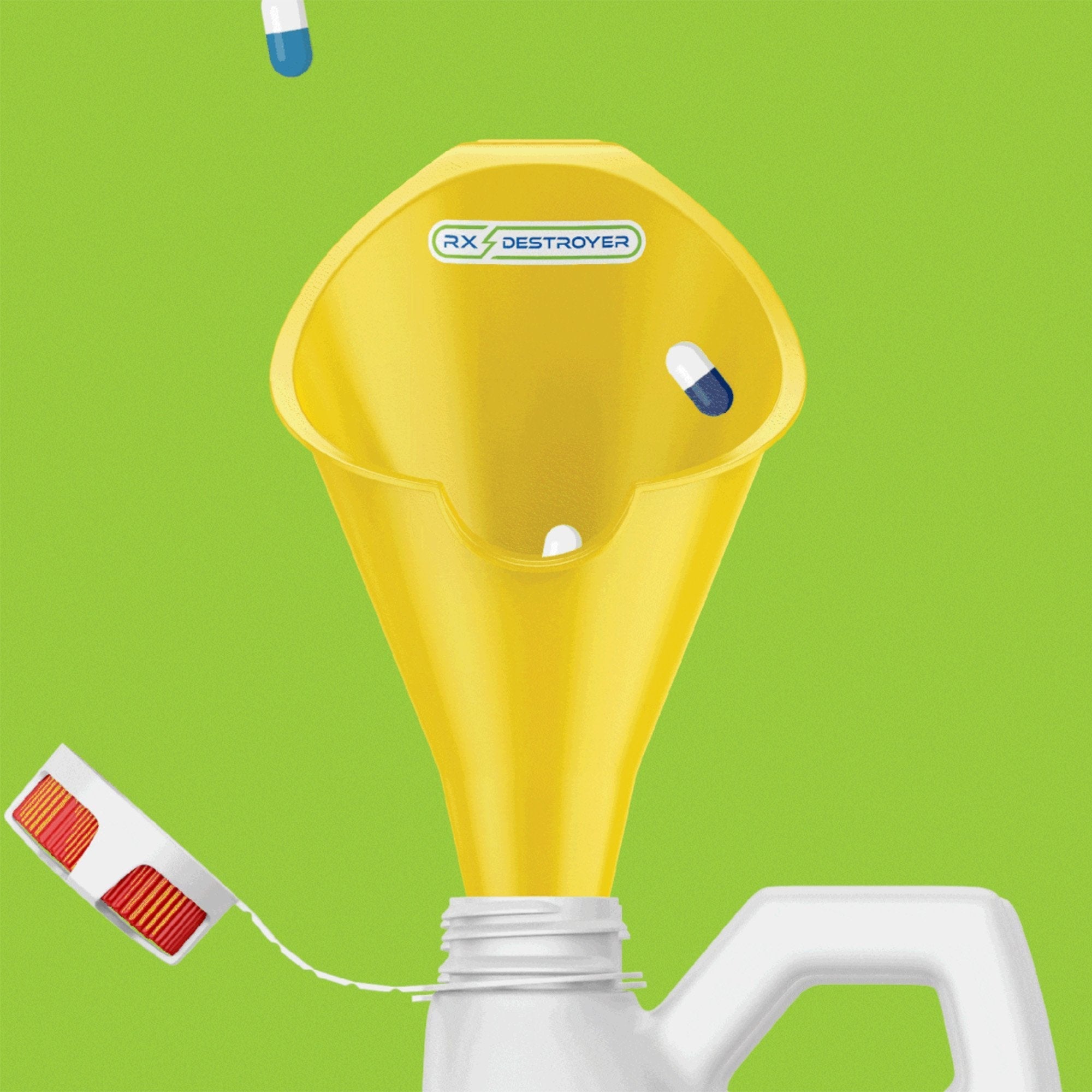 rx destroyer drug disposal funnel rx destroyer drug disposal system funnel mk883252ea