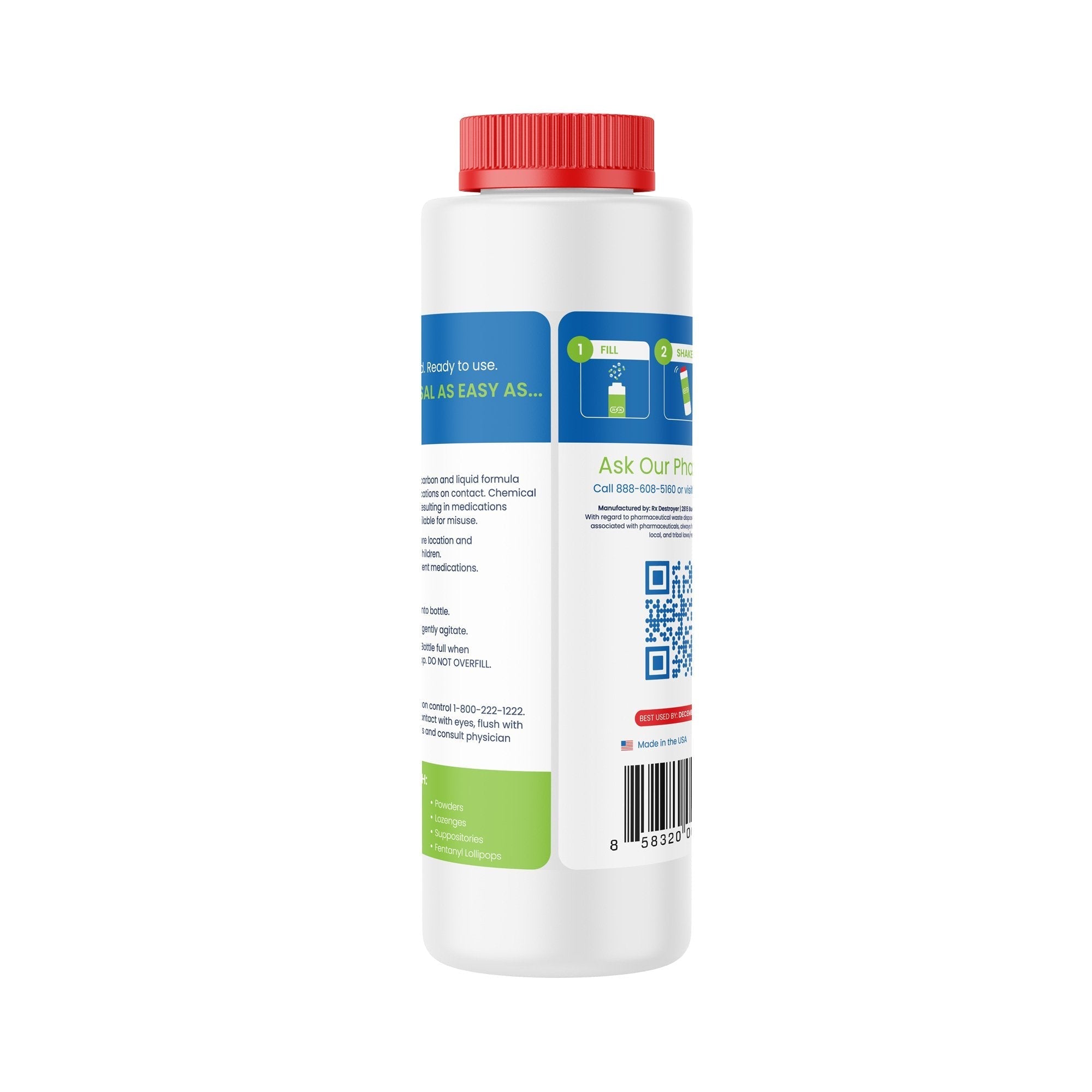 rx destroyer pharmaceutical disposal system 16 ounce bottle rx destroyer all purpose drug disposal system mk883253ea