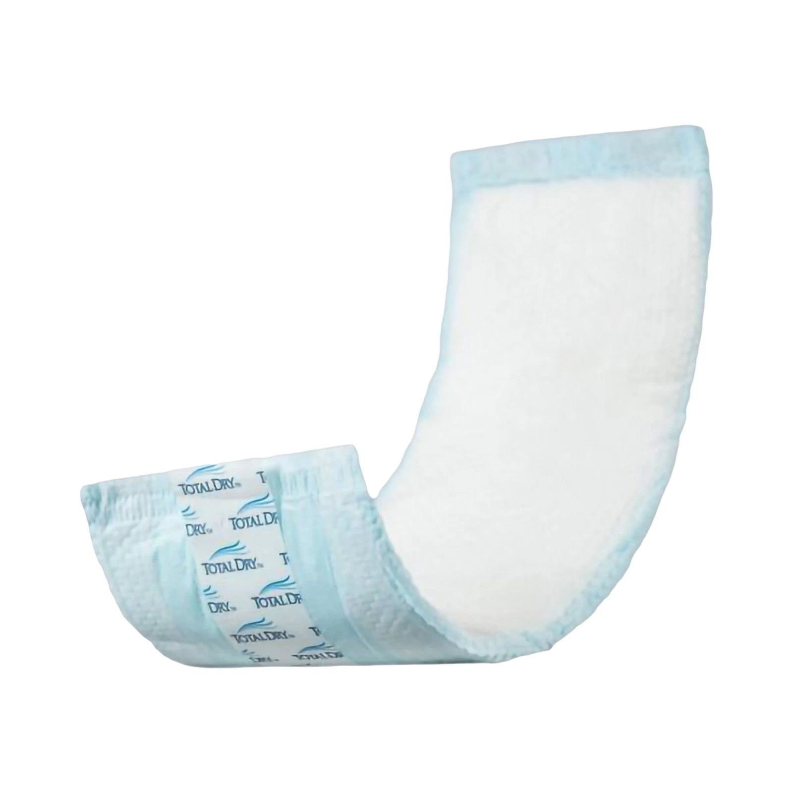 bladder control pad totaldry 4 x 13 inch moderate absorbency polymer core medium packaging type case