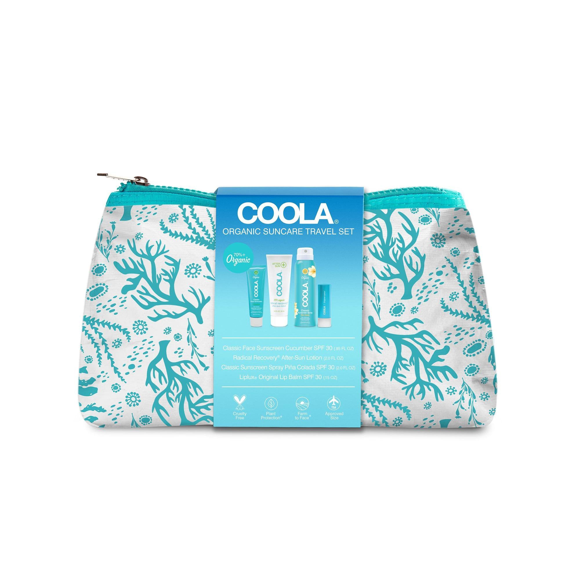 Suncare Travel Set COOLA Organic, Packaging Type- Case