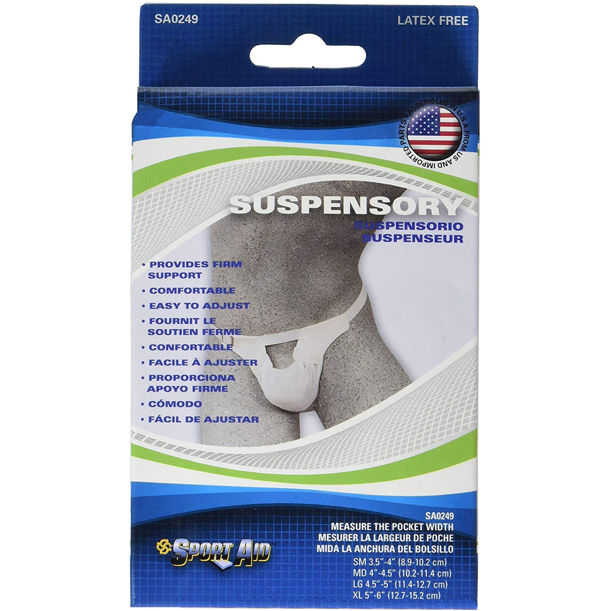 Suspensory Sport-Aid Large White