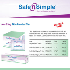 safe n simple barrier wipe safe n simple no sting skin barrier wipe mk773689bx