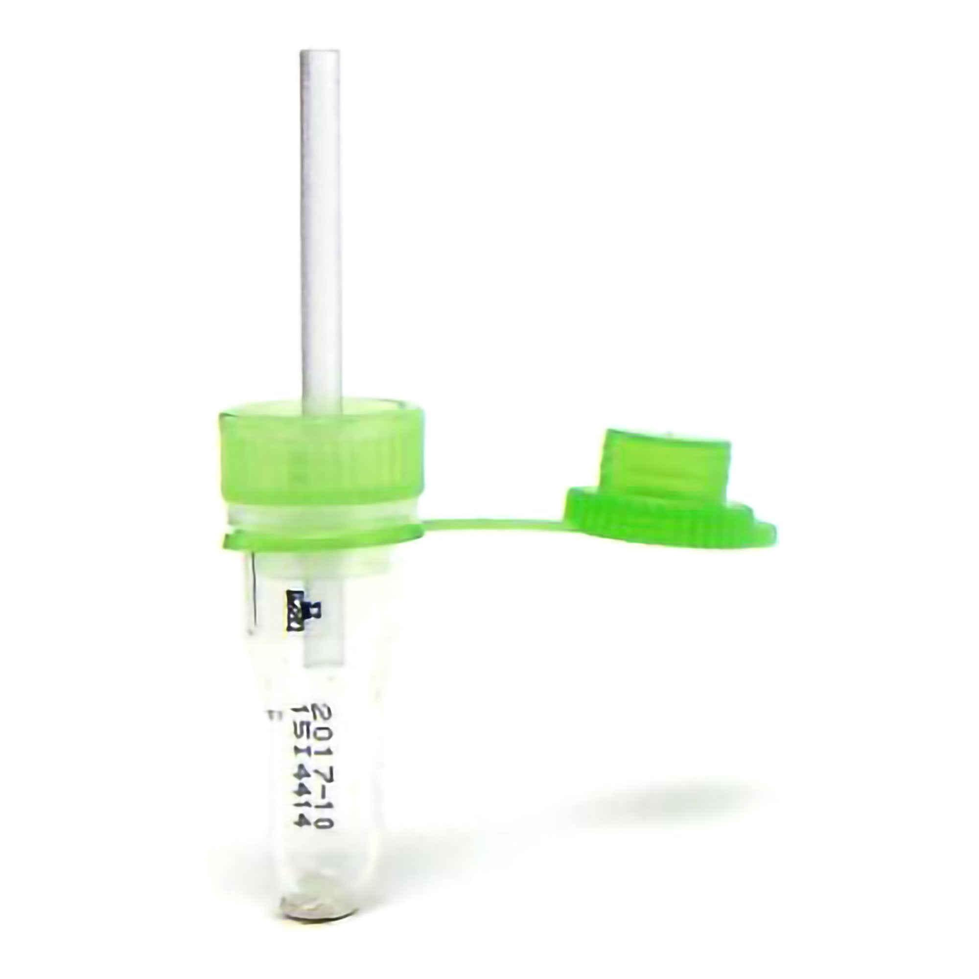 Safe T Fill Capillary Blood Collection Tube Lithium Heparin Additive 125 µL Pierceable Attached Cap Plastic Tube