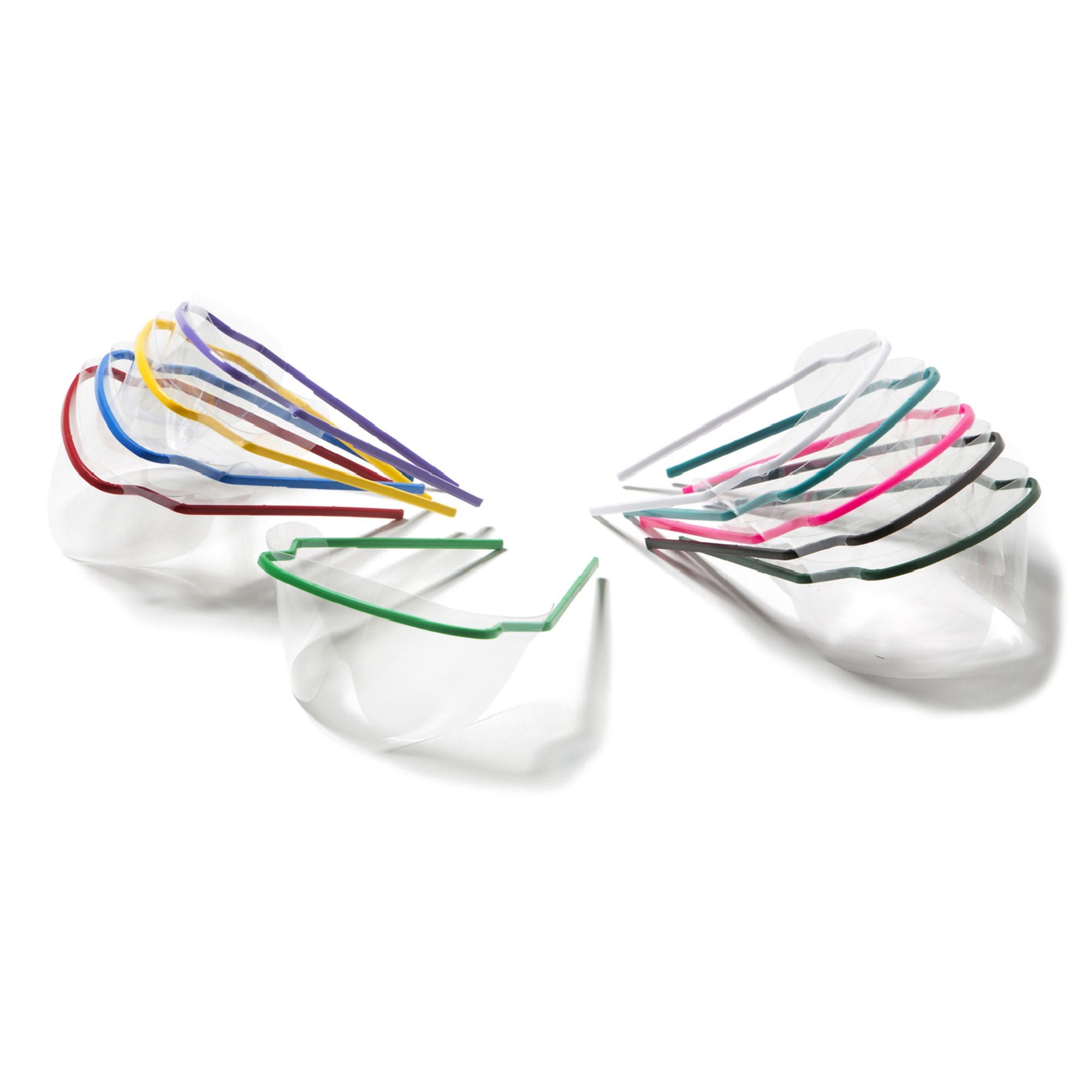 Safety Glasses SafeView Fit Over Clear Tint Assorted Color Frames Over Ear One Size Fits Most