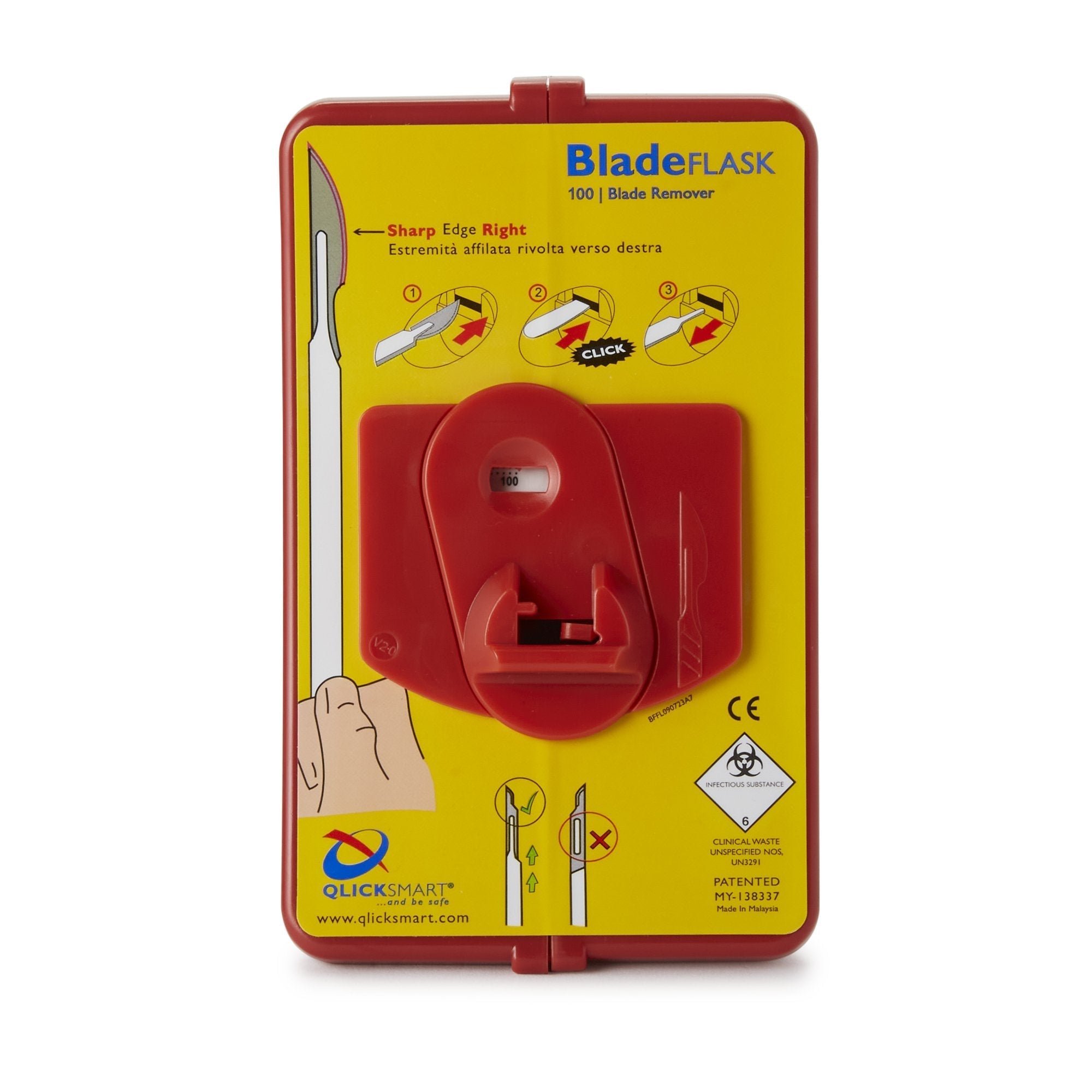 Scalpel Blade Remover QLICKSMART 100 Blade Capacity