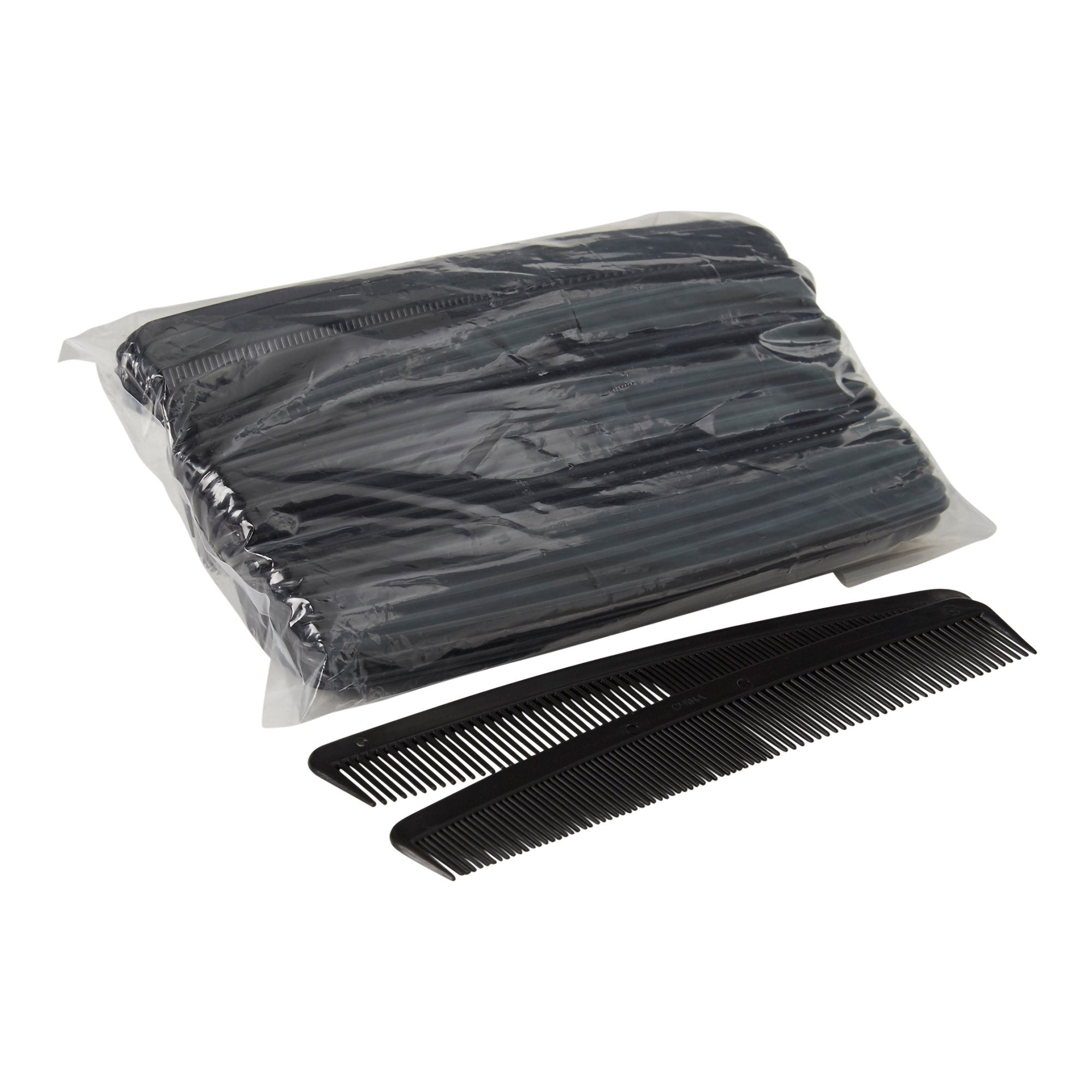 Plastic Comb McKesson 7 Inch Black Plastic, Packaging Type- Case