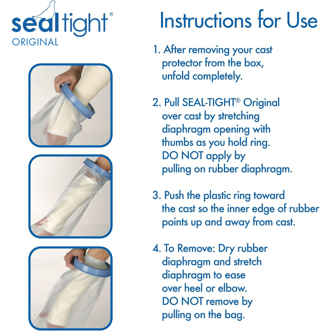 seal tight knee cast and bandage protector small