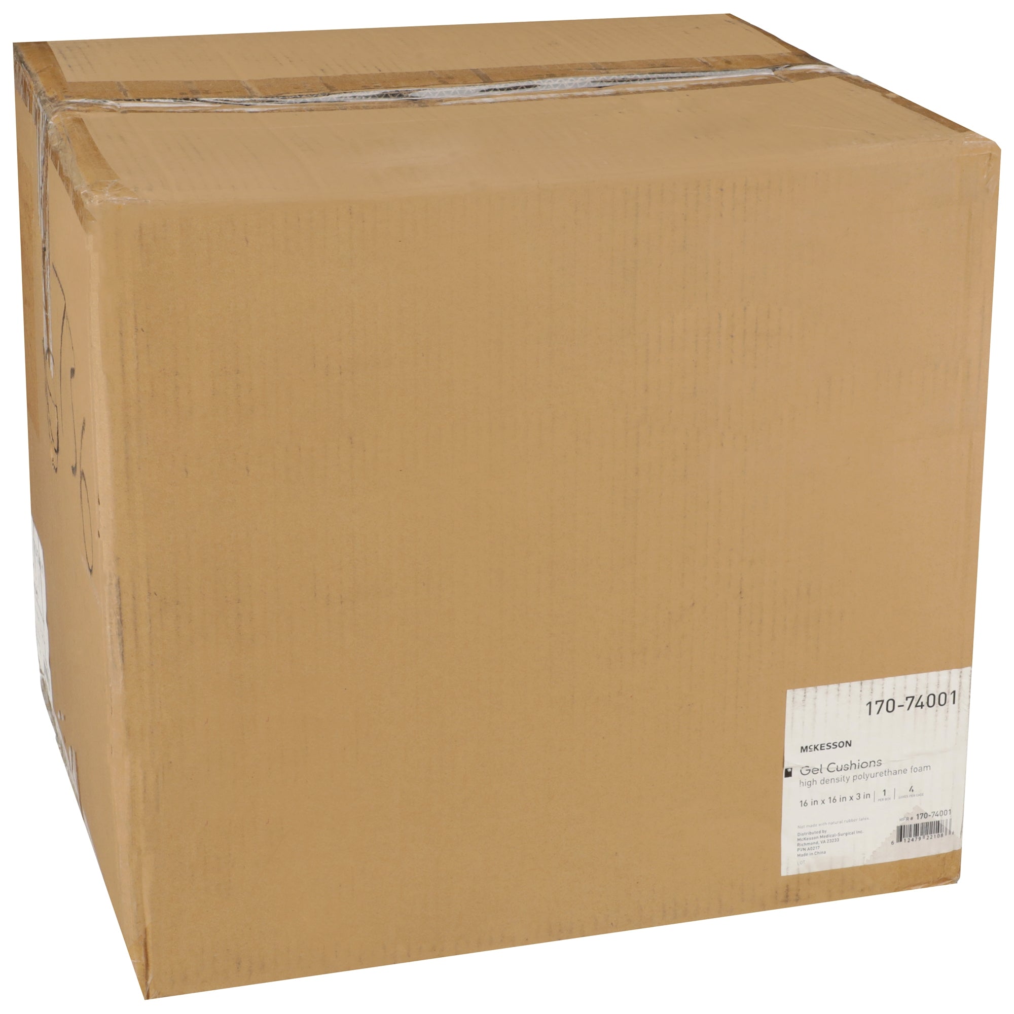 seat cushion mckesson 16 w x 16 l x 3 d inch foam gel packaging type each