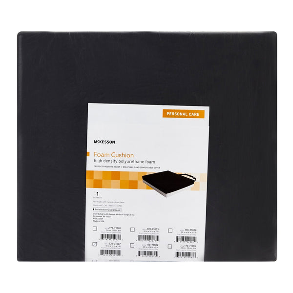 Seat Cushion McKesson 18 W X 16 L X 3 D Inch Polyurethane