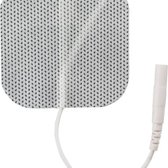Self-Adhesive Electrodes, 2" x 2" White Cloth with Tyco Gel in Foil Pouch