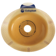 Ostomy Barrier SenSura Trim to Fit, Standard Wear Double Layer Adhesive 50 mm Flange Red Code System 3/4 to 1 1/4 Inch Opening