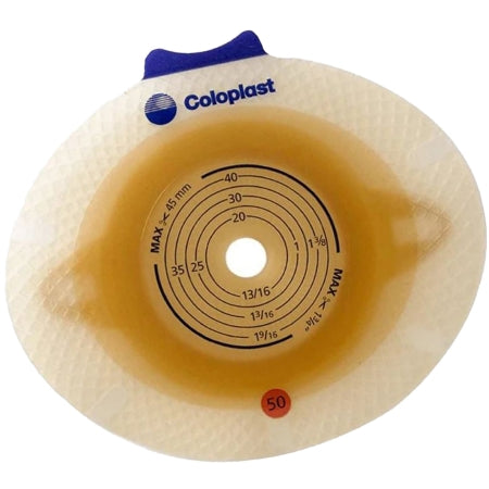 sensura click flat barrier ostomy barrier 40 mm stoma opening blue match sensura click ostomy barrier mk668064bx