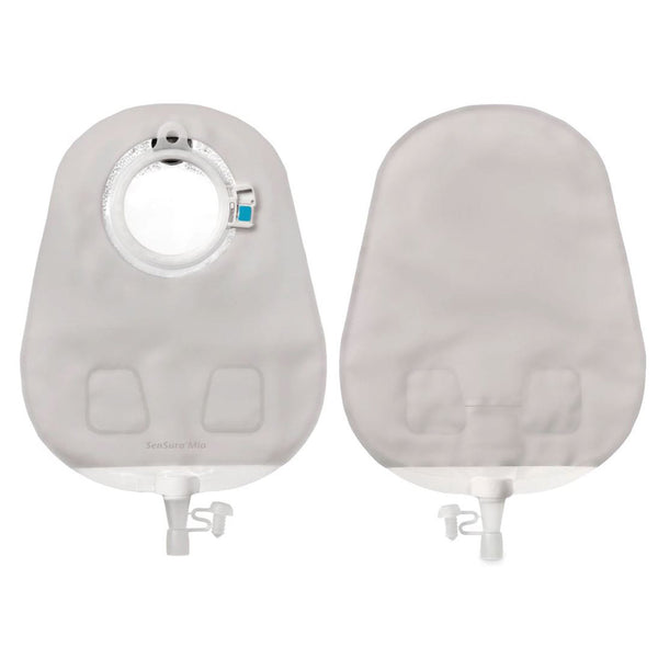 Urostomy Pouch SenSura Mio Click Two Piece System Maxi Length Flat 50 mm Stoma Drainable
