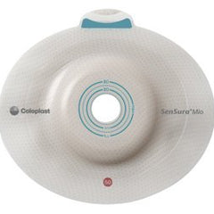 Ostomy Barrier SenSura Mio Click Trim to Fit, Standard Wear Elastic Adhesive 40 mm Flange Green Code System 3/8 to 3/4 Inch Opening