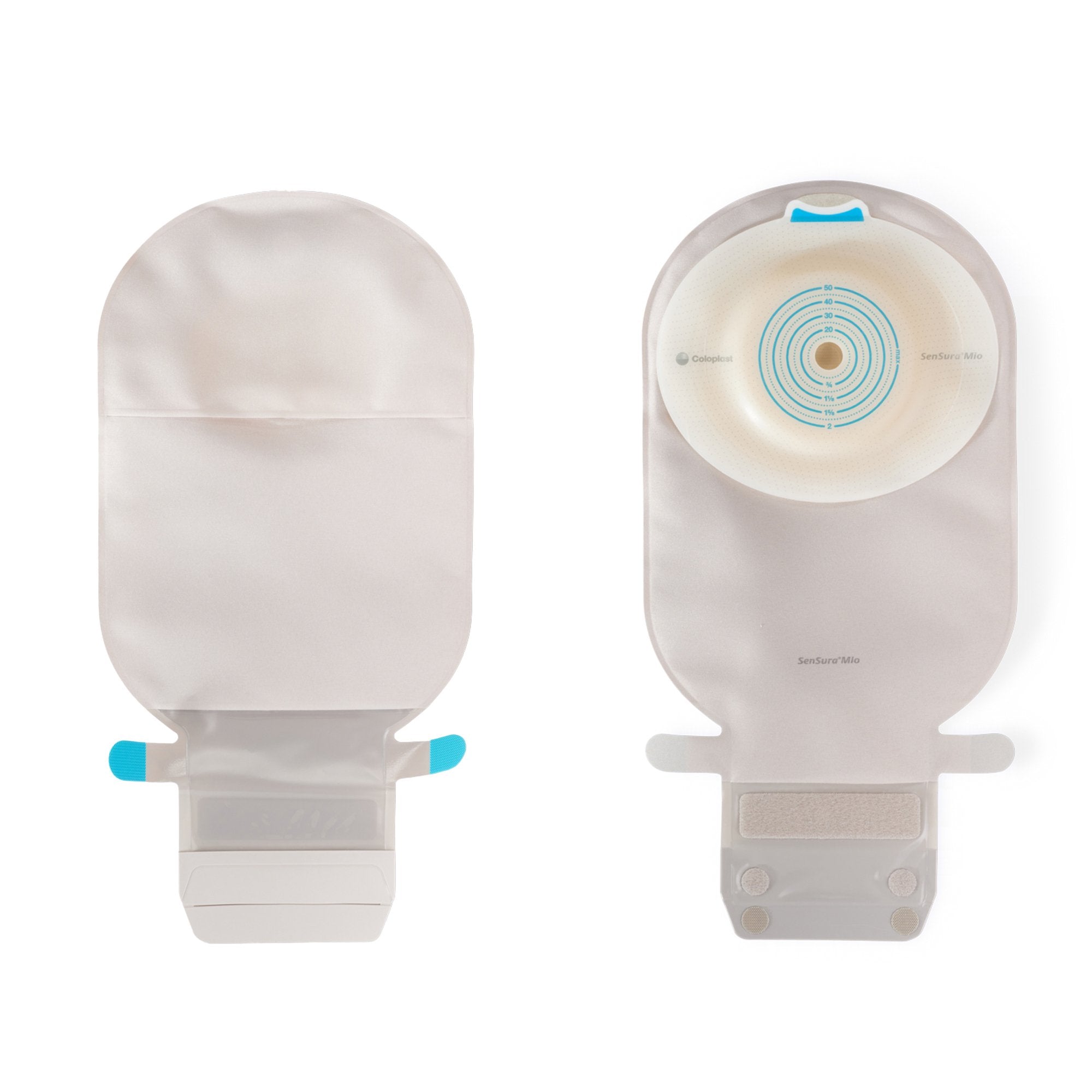 Ostomy Pouch SenSura Mio Convex One Piece System 11 Inch Length, Maxi Soft Convex, Trim to Fit 3/8 to 2 Inch Stoma Drainable