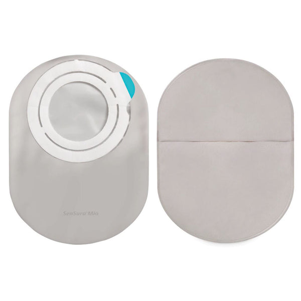 Ostomy Pouch SenSura Mio Flex Two Piece System 8 1/4 Inch Length, Maxi Closed End