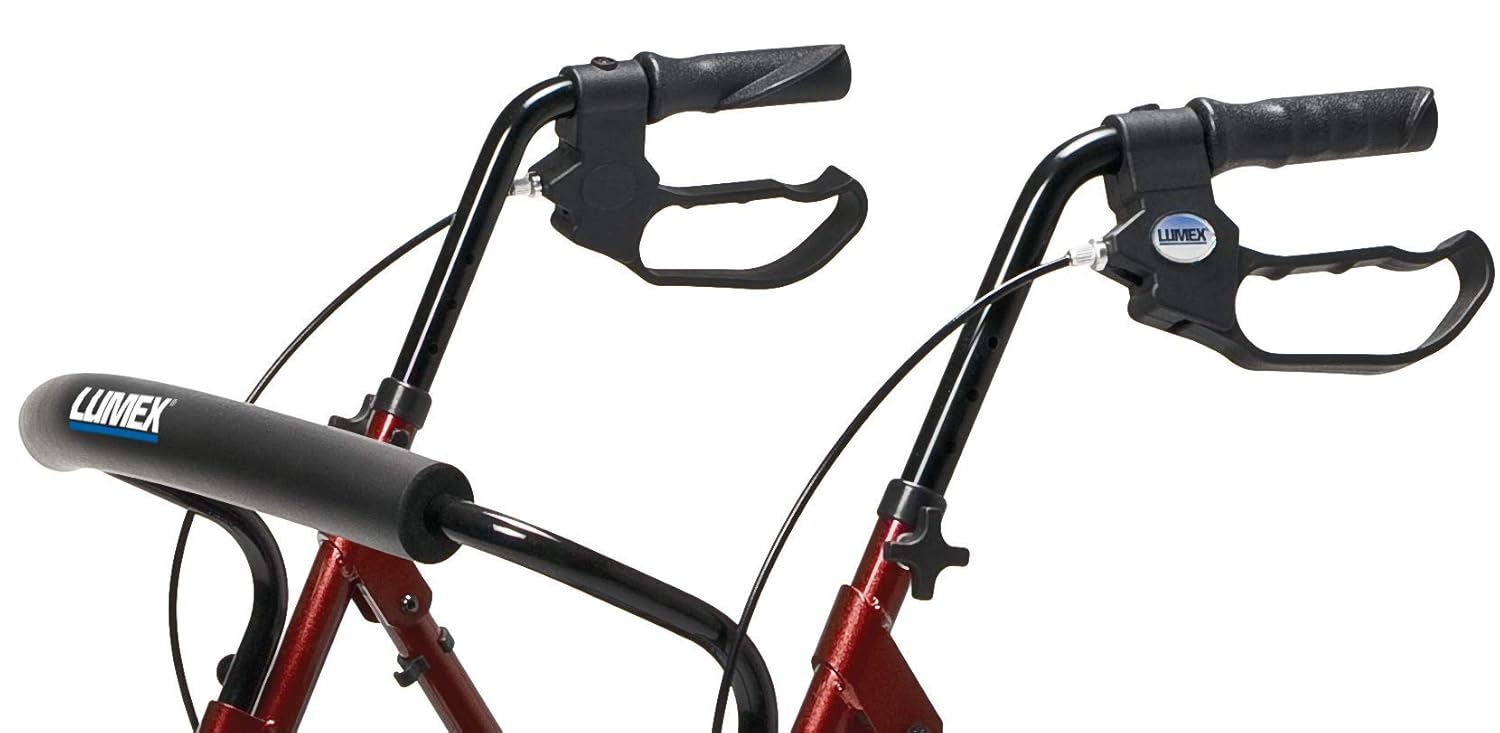 set n go wide rollator ht adj burgundy