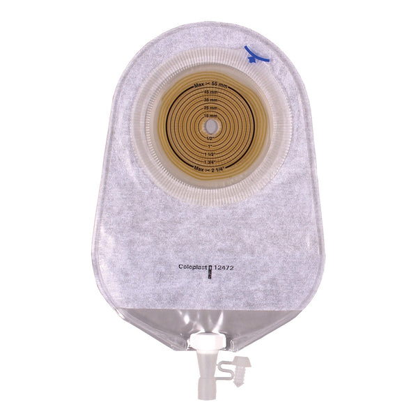 Urostomy Pouch Assura New Generation One Piece System 10 3/4 Inch Length Convex, Trim to Fit 5/8 to 1 5/16 Inch Stoma Drainable