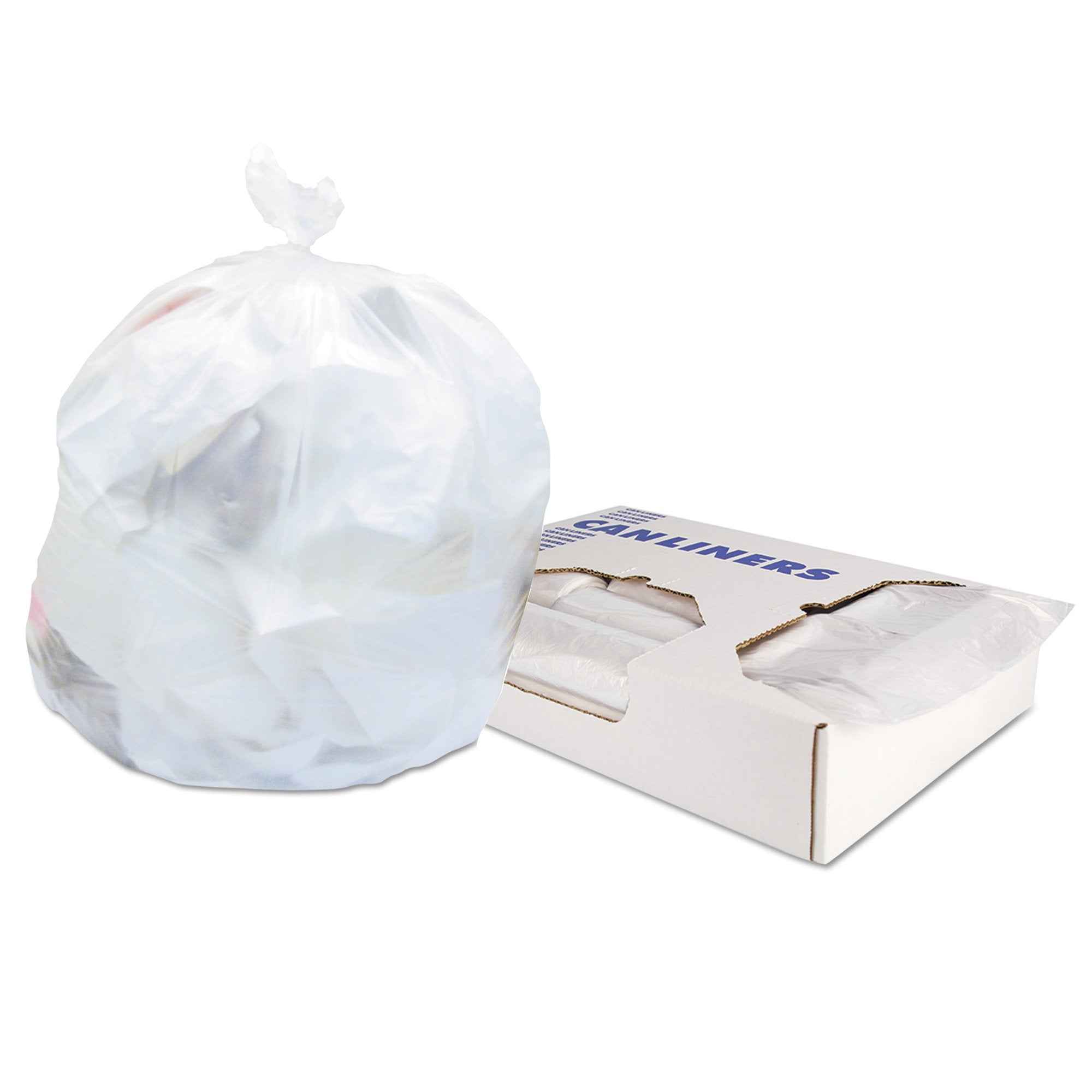 Trash Bag Heritage 10 gal. Natural HDPE 6 Mic. 24 X 24 Inch Star Seal Bottom Coreless Roll, Packaging Type- Case