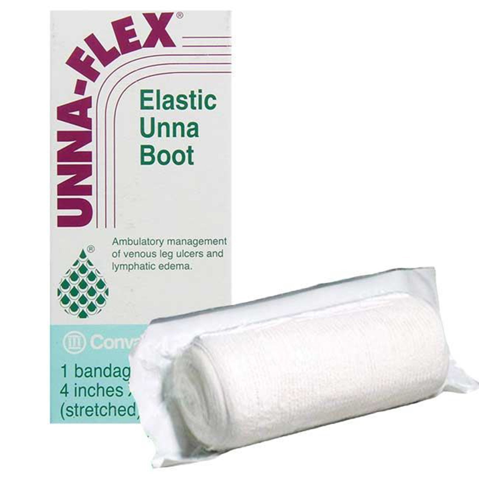 Unna Boot Stretch Unna-Flex® Zinc Oxide 4 Inch X 10 Yard