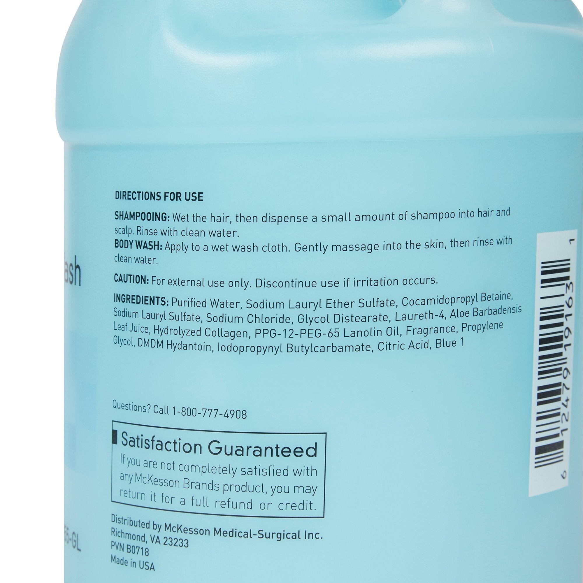 shampoo and body wash mckesson 1 gal jug summer rain scent packaging type each
