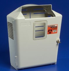 Sharps Container Cabinet / Wall Enclosure In Room Plastic Wall Mount Locking